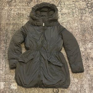 Add Down Women’s Olive Green Down Puffer Jacket Hooded
